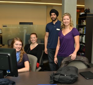 Family Medicine residents Robin Muir, Sophie Gervais, Avreet Alangh and Lindsay Woods